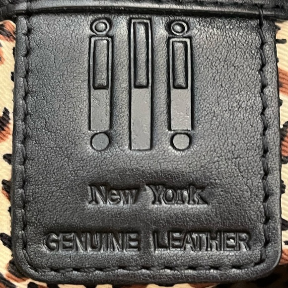 ili New York Black Genuine Leather Crossbody Bag Streetwear - Picture 11 of 16